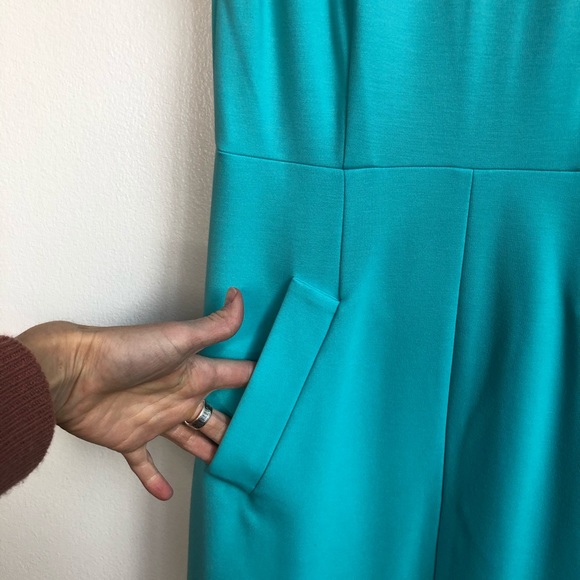 DVF turquoise mini dress. NWT, size 2 - Picture 6 of 8